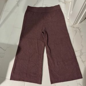 A new day knit crop wide leg pants large